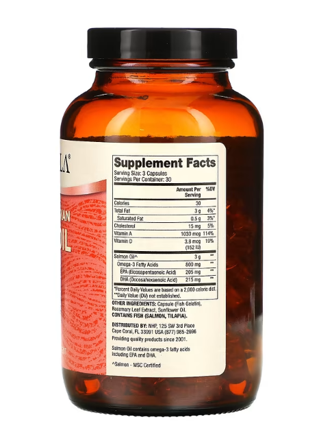 NEW Dr. Mercola, Wild Caught Alaskan Salmon Oil, 90 Capsules - BB: 08 ...